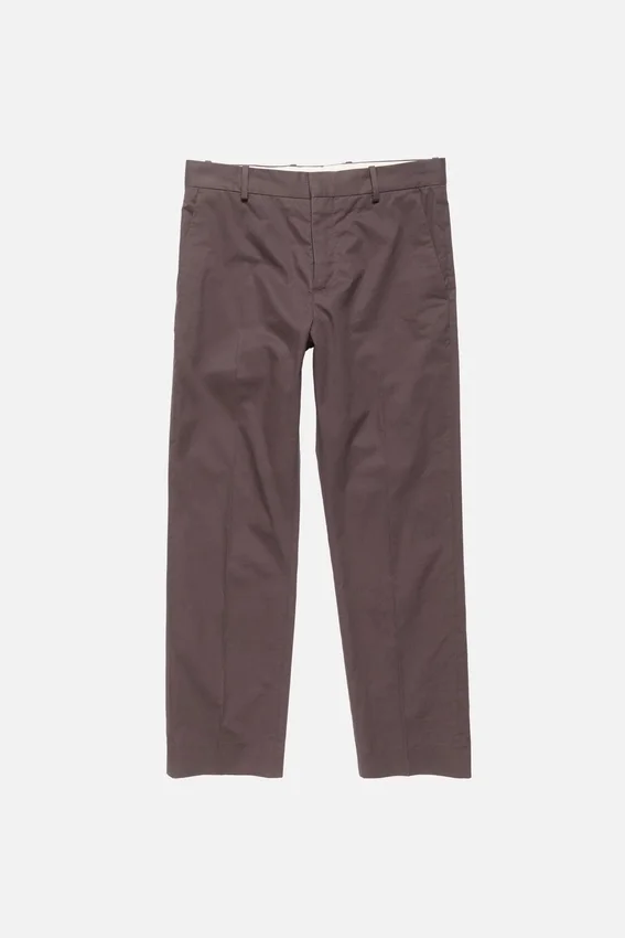 Tailored cotton trousers