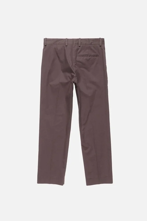 Tailored cotton trousers