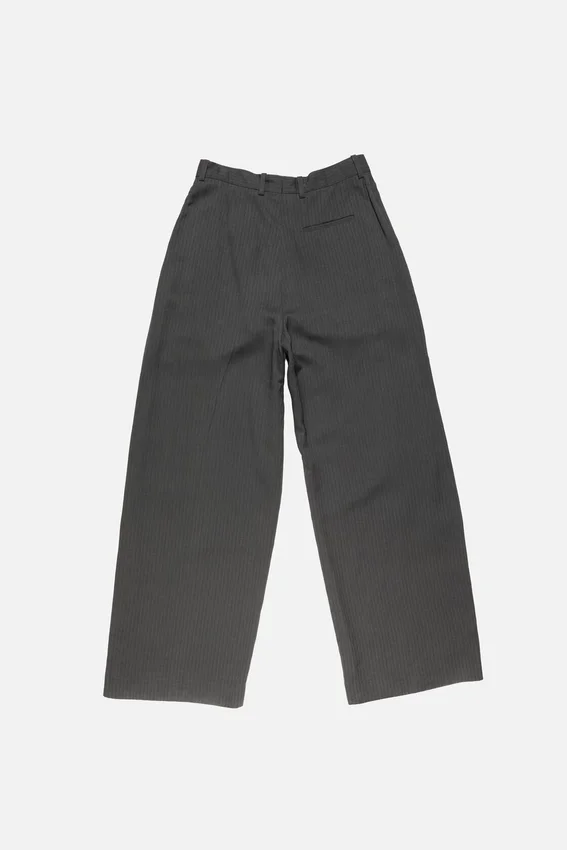 Tailored herringbone trousers