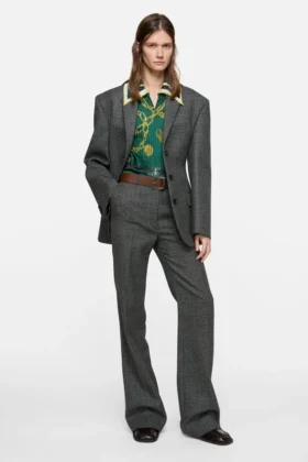 Tailored suit trousers