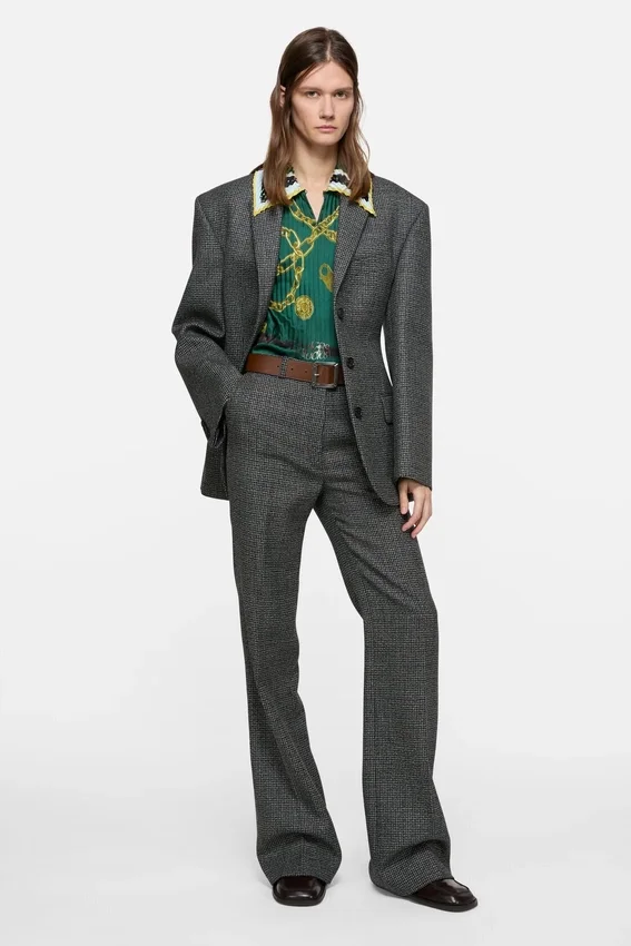 Tailored suit trousers