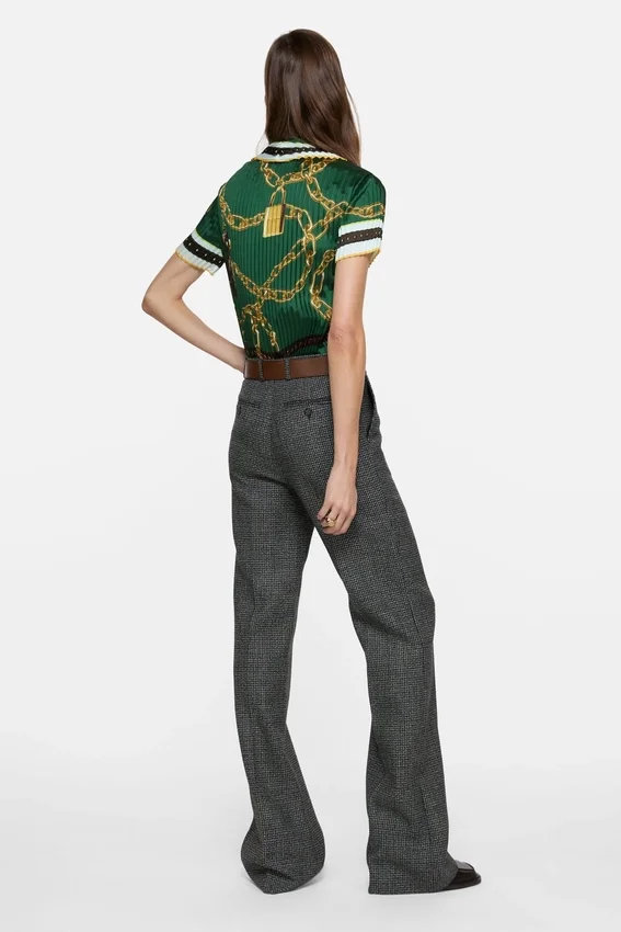 Tailored suit trousers