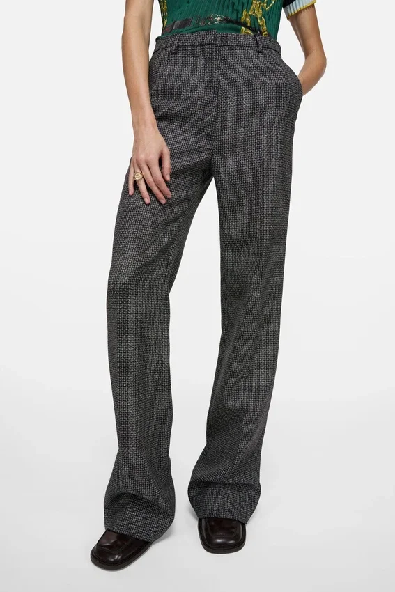 Tailored suit trousers