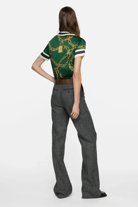 Tailored suit trousers