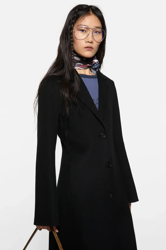 Tailored wool coat