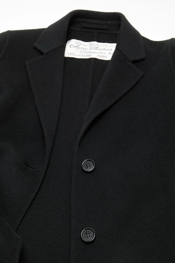 Tailored wool coat