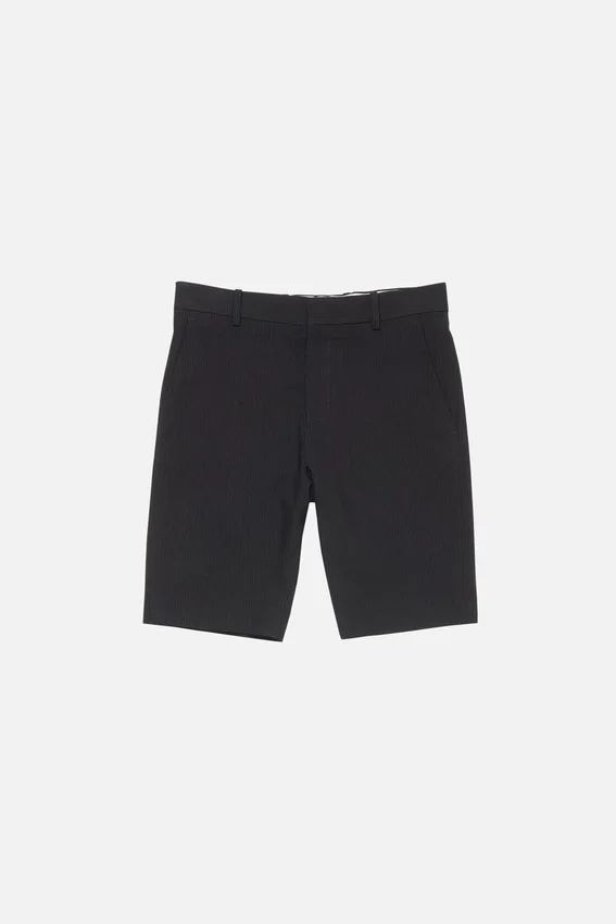 Tailored wool shorts