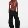 Tailored wool trousers