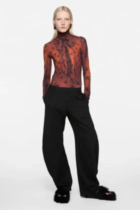 Tailored wool trousers