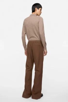 Tailored wool trousers