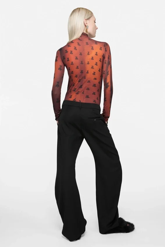 Tailored wool trousers