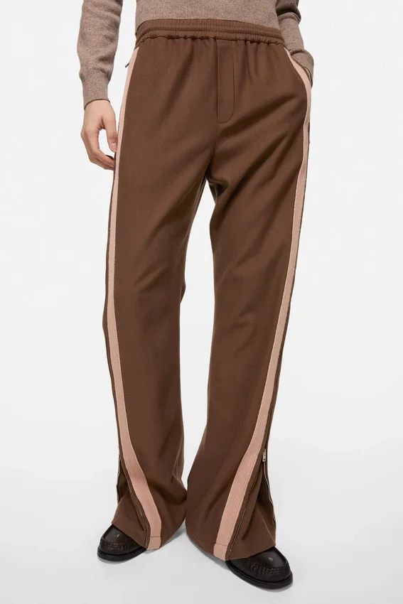 Tailored wool trousers
