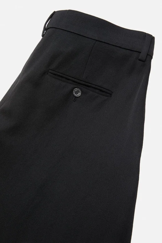 Tailored wool trousers