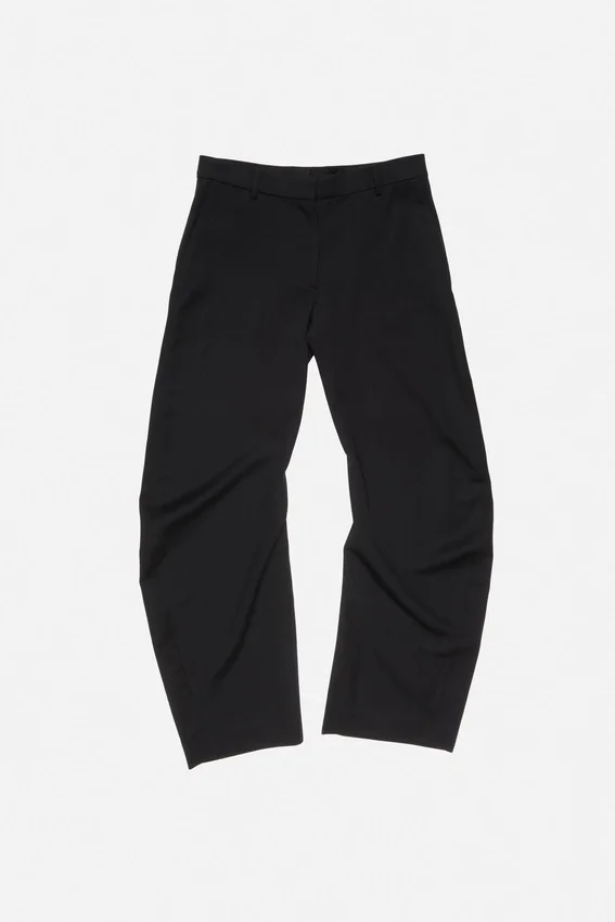 Tailored wool trousers