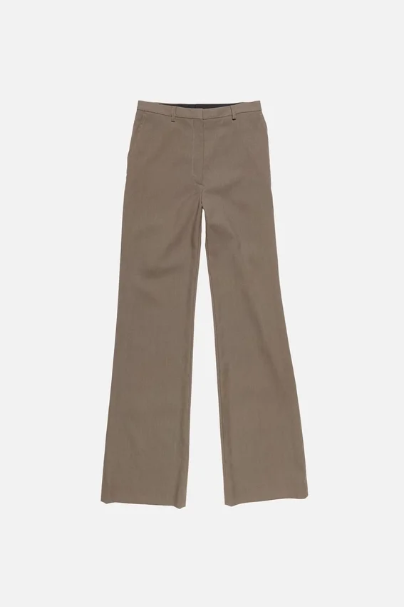 Tailored wool trousers