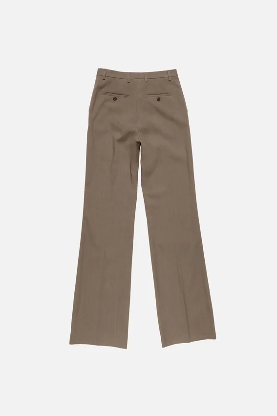 Tailored wool trousers