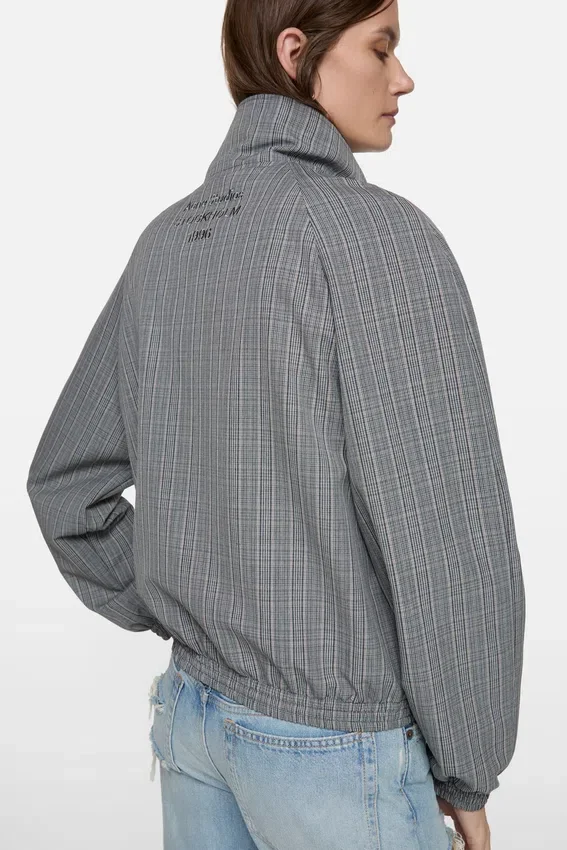 Technical check jacket