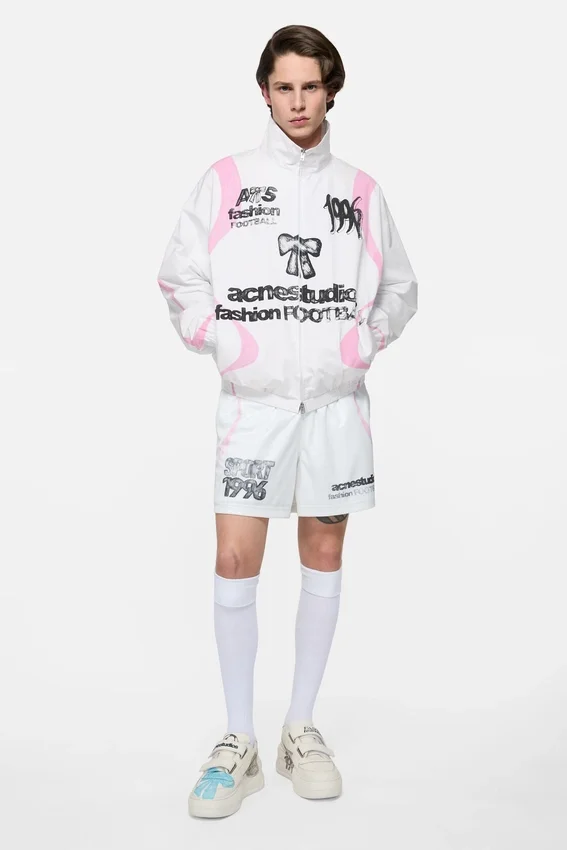 Technical jacket with logo