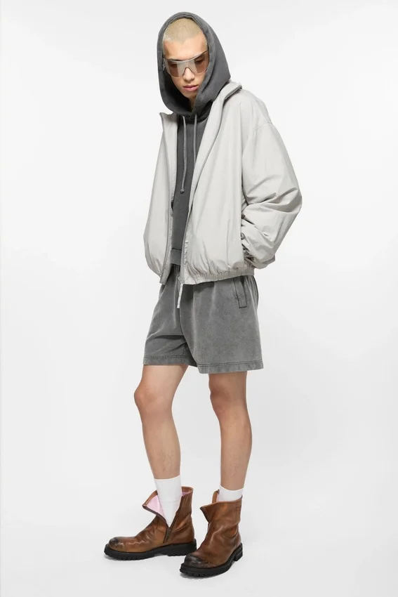 Technical jacket with logo