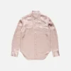 Textured satin button-up shirt