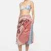 Thin printed scarf
