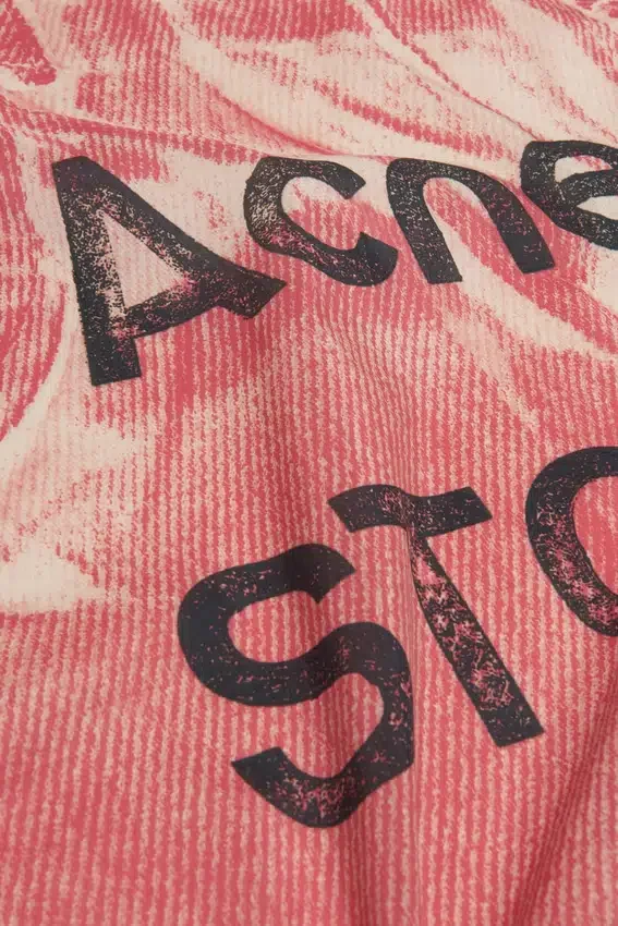 Thin printed scarf