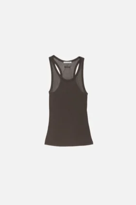 Thin ribbed tank top