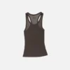Thin ribbed tank top
