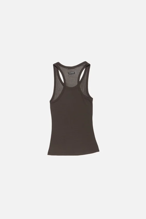 Thin ribbed tank top