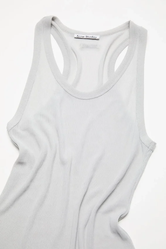 Thin ribbed tank top