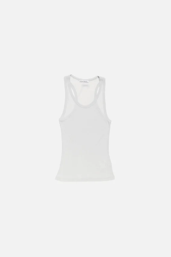 Thin ribbed tank top