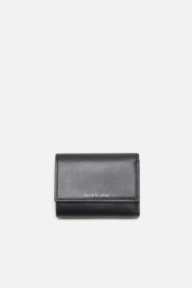 Trifold leather wallet