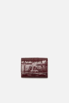 Trifold leather wallet