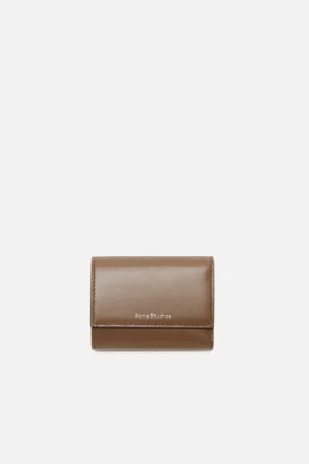 Trifold leather wallet