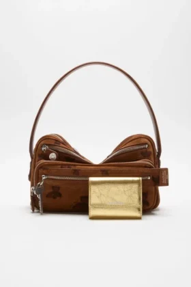Trifold leather wallet