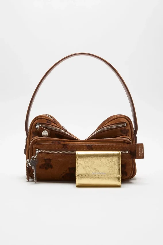 Trifold leather wallet