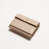 Trifold leather wallet