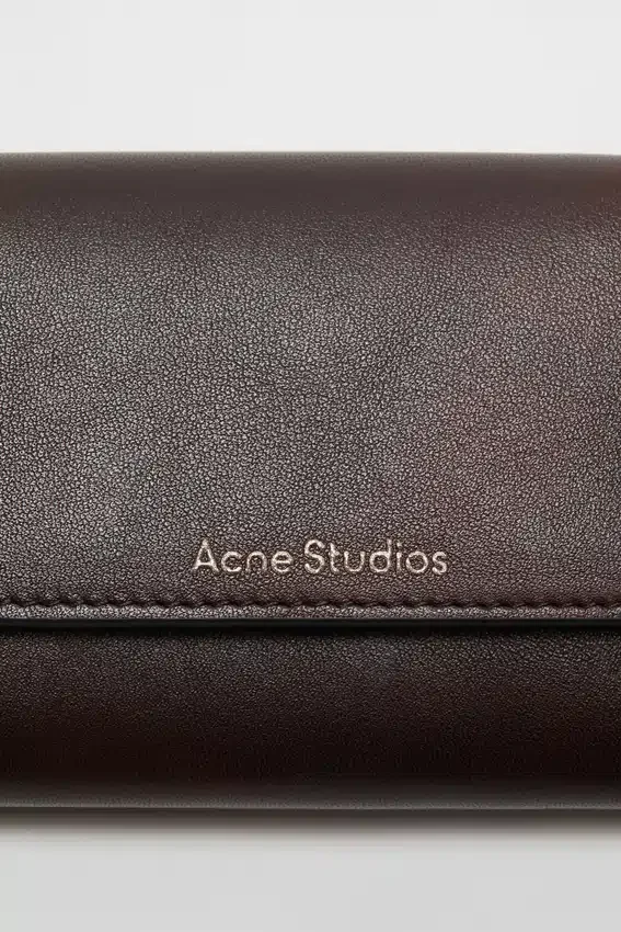 Trifold leather wallet