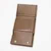 Trifold leather wallet