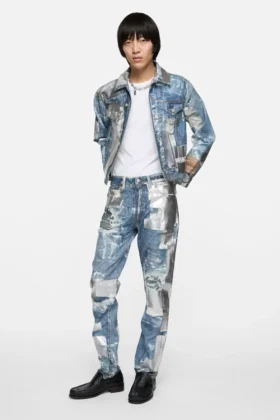 trompe-l'œil denim jacket