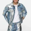 trompe-l'œil denim jacket