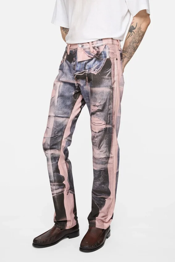 Trompe-l'œil jeans - Regular fit