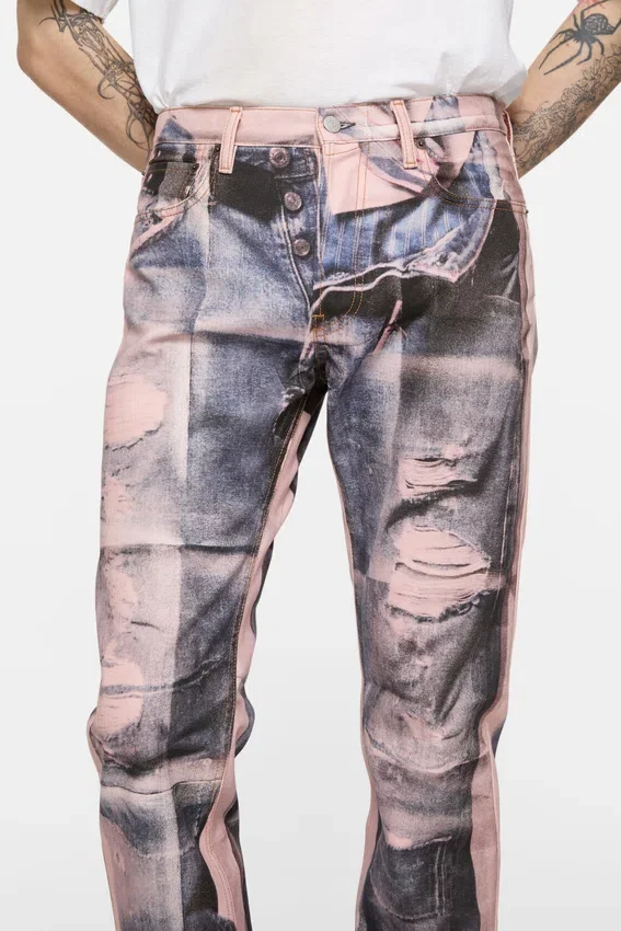 Trompe-l'œil jeans - Regular fit