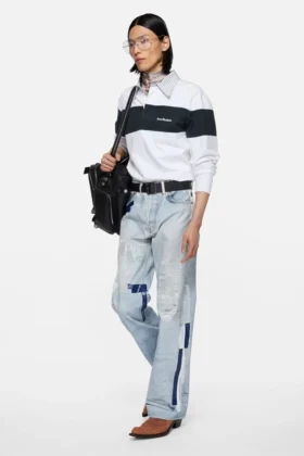 Trompe-l’œil tape jeans