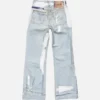 Trompe-l’œil tape jeans