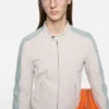 Twill biker jacket