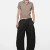 Twill cargo trousers
