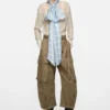 Twill cargo trousers
