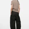 Twill cargo trousers