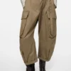 Twill cargo trousers